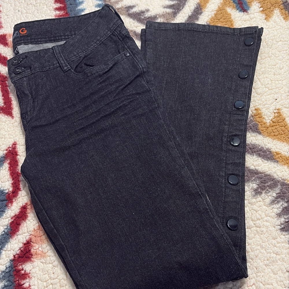 Guess Flared Pants with Button Detail